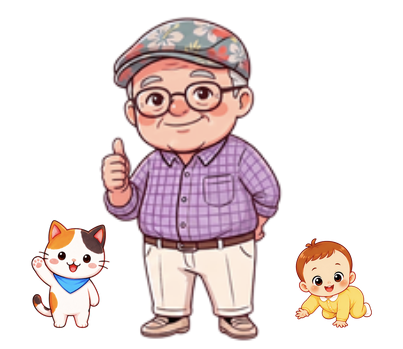 FIRST STEP ENGLISH characters